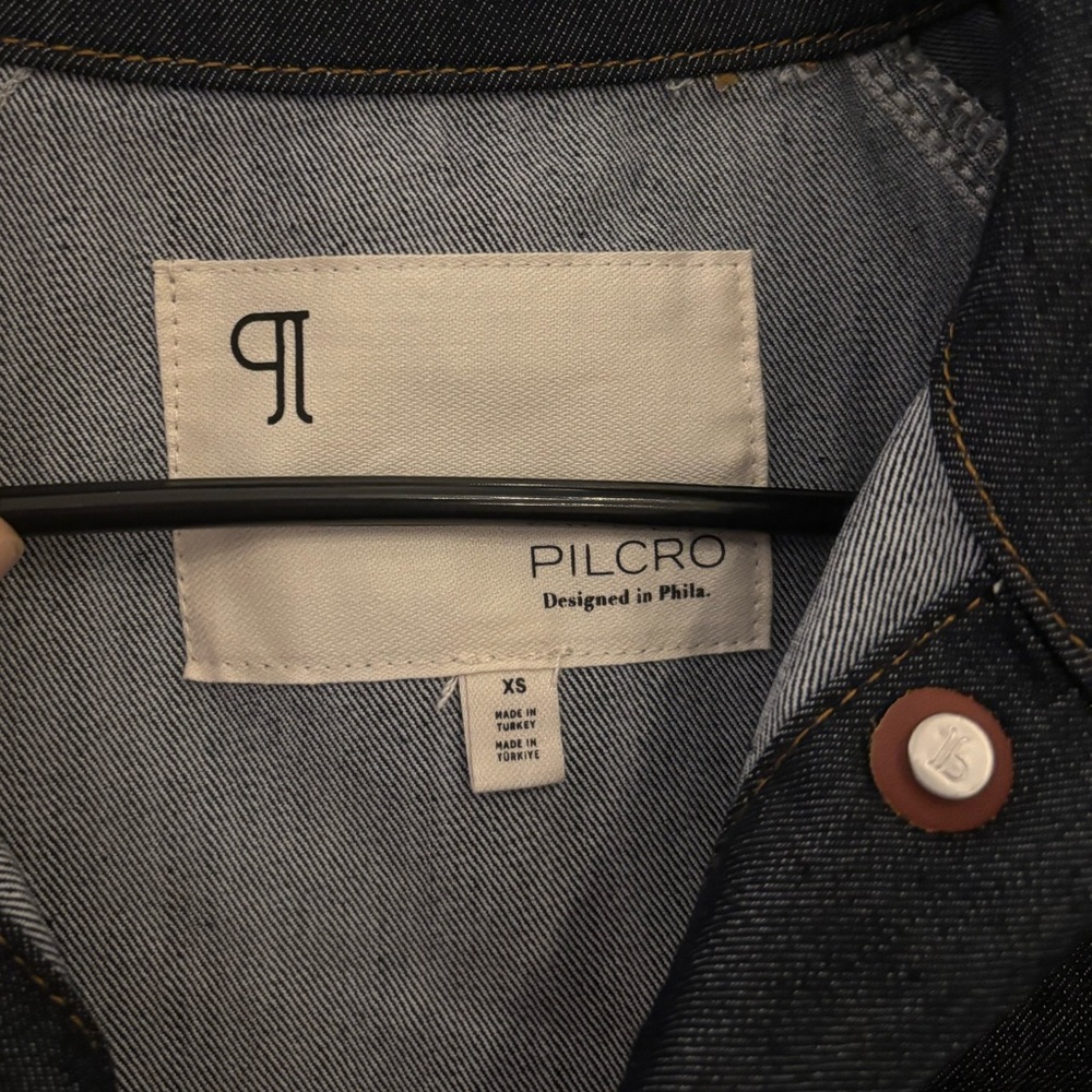 NEW! 💝ANTHRO X PILCRO Peplum Cinched Waist Denim Jacket - Picture 7 of 7